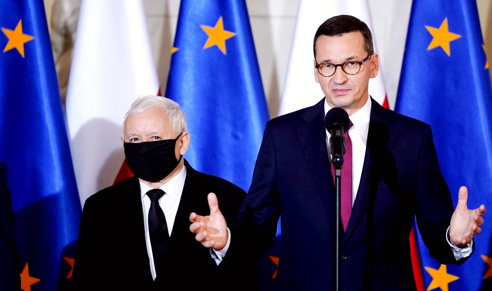 Kaczyński, Morawiecki
